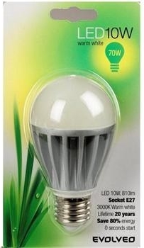 Evolveo LED žárovky EcoLight 10W, E27, Teplá bílá od 52 Kč - Heureka.cz