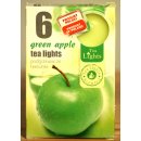 Admit Tea Lights Green Apple 6 ks