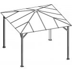 Náhradní prosklení pro altán LANITPLAST 33 čiré PC 6 mm LG4330 – Zboží Mobilmania