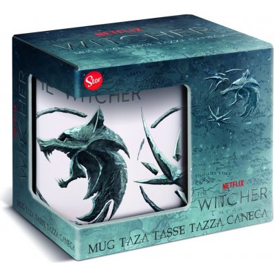 Stor Hrnek Zaklínač Vlk vlaštovka a hvězda 325 ml – Zboží Mobilmania