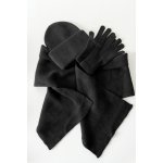 Lea Lab Pletený set čepice šály a rukavic Black – Hledejceny.cz