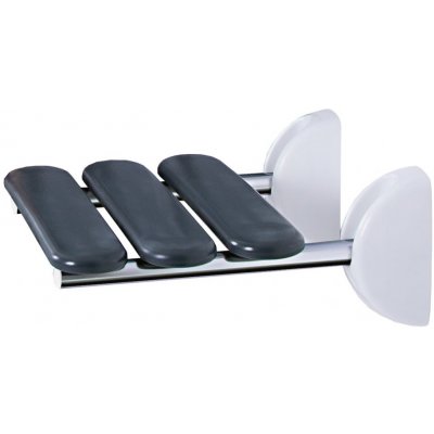 Ridder A140107 Sedačka do sprchy sklopná, nosnost 130 KG - šedá – Sleviste.cz