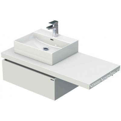 Intedoor Desk New koupelnový nábytek 1105 mm s umyvadlem na desku, DE 54 110 L STORM 1Z 81 Hacienda černá – Hledejceny.cz