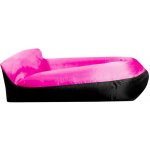 Aga nafukovací vak Lazy Bag 230x70 cm Černý/Růžový – Sleviste.cz