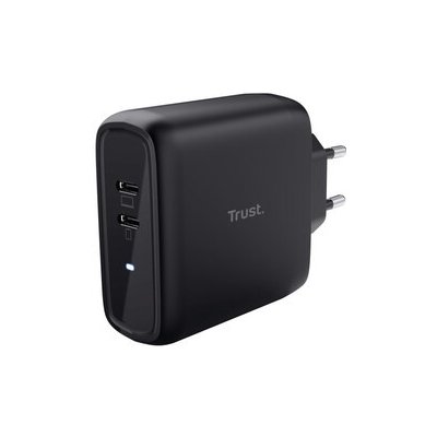 TRUST nabíječka MAXO 65W, 2x USB-C, černá – Zboží Živě