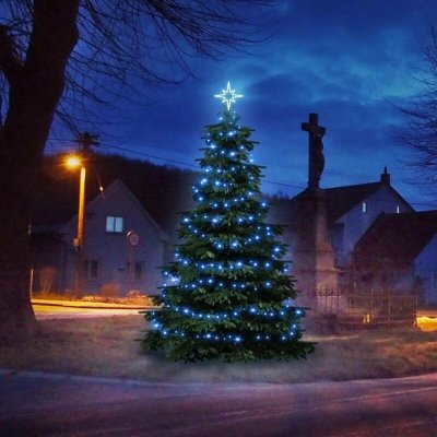 DecoLED LED světelná sada pro strmé vysoké 3-5m modrá – Hledejceny.cz