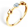 Prsteny Savicki zásnubní prsten žluté zlato diamant SAVR74326 Y