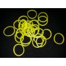 Loom bands Gumičky pro pletení náramků 200 ks žlutá