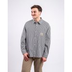 Carhartt WIP Daldry pruhovaná košile dlouhý rukáv black/Wax – Hledejceny.cz