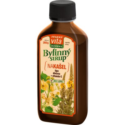 MaxiVita Herbal Bylinný sirup na kašel 200 ml – Zbozi.Blesk.cz