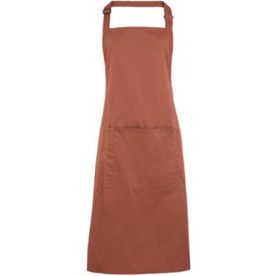 Premier Workwear Pracovní zástěra za krk s kapsou PR154 Chestnut Pantone 7525 72x86cm – Hledejceny.cz