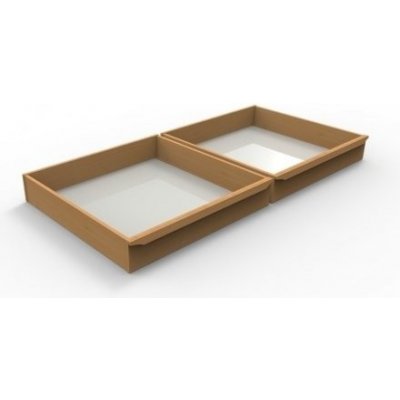 Texpol Zásuvky pod postel Petra 1/2 dub 1 pár 90 x 200 cm – Zboží Dáma