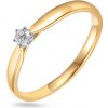 Prsteny iZlato Forever Zlatý briliantový zásnubní prsten Leah IZBR1174