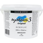 Daler Rowney System3 akrylová barva mars black 2250 ml – Hledejceny.cz