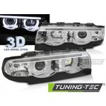 TUNING TEC Přední světla 3D LED angel eyes, BMW 7 E38 94-01 chromová – Zbozi.Blesk.cz