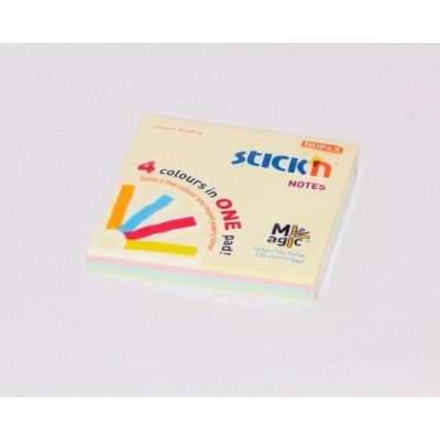 Samolepící bloček Magic 76 x 76 mm pastelové barvy – Hledejceny.cz