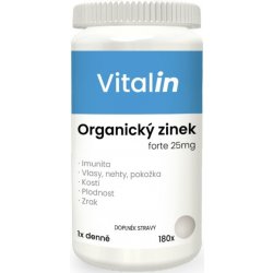 Vitalin Organický zinek forte 180 tablet