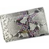 Peněženka Luxusní dámská peněženka Gisbina šedo-růžová