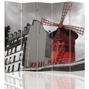 Feeby Pokojový paraván Moulin Rouge 180 x 180 Cm