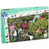 Puzzle Djeco s rébusem Hrátky v zahradě 100 dílků