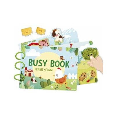 Janod Farma Busy Book interaktivní kniha s aktivitami – Zboží Mobilmania