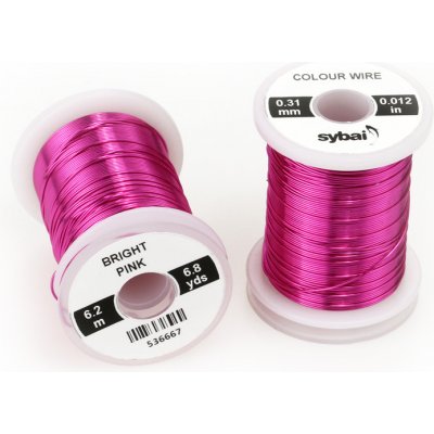 Sybai Drátek Colour Wire Bright Pink 0,31 mm – Hledejceny.cz