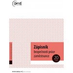 Optys 1221 Zápisník bezpečnosti práce pracovníka A5 nepropisovací 20 listů – Zboží Mobilmania