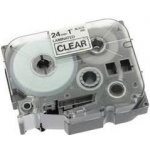 Brother TZE-151, černý tisk průsvitný podklad, 8m x 24mm – Zboží Dáma