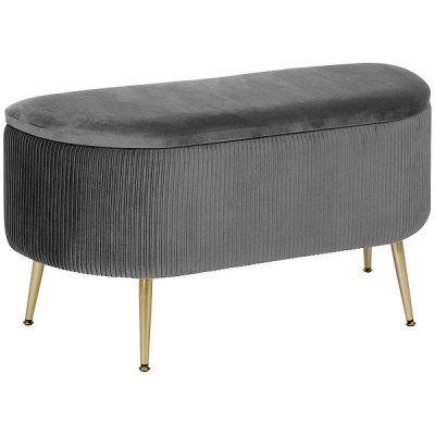 Atmosphera SOLARO 100 x 40 x 53 cm šedá – Zboží Mobilmania