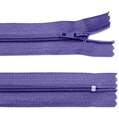 Spirálový zip no.3 nerozepínací 60cm - více barev color: 593 fialová – Hledejceny.cz