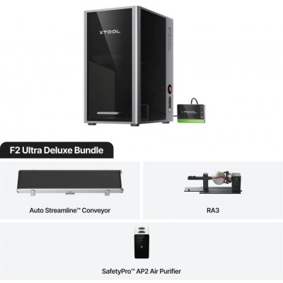 xTool F2 Ultra 60W MOPA + 40W deluxe kit – Zboží Živě