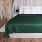 Biante Sametový přehoz na postel Velvet Premium SVP-044 Lesní zelená 140x220 cm – Hledejceny.cz