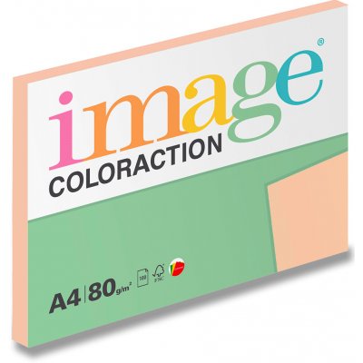 Papír barevný A4 80 g Image Coloraction SA24 Savana meruňková 100 ks – Hledejceny.cz