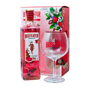 Beefeater Pink Gin 37,5% 0,7 l (dárkové balení 1 sklenice) od 449 Kč -  Heureka.cz