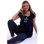Pyžamo na kojení a pro těhotné 1D0888 modrá – Zboží Dáma