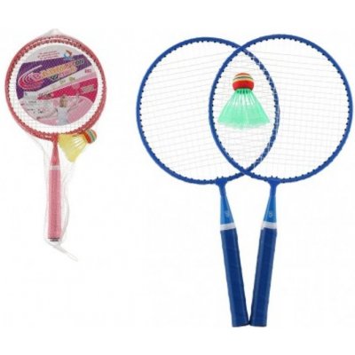 Badminton sada dětská kov/plast 2 pálky + 1 košíček 2 barvy – Zboží Živě