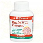 MedPharma Rutin 25 mg + Vitamin C 67 tablet – Hledejceny.cz
