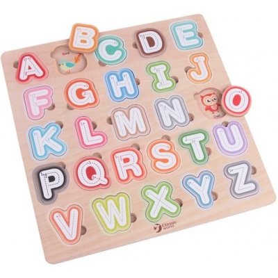 Classic World Vkládací puzzle abeceda – Zbozi.Blesk.cz