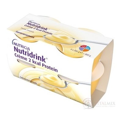 NUTRIDRINK CREME 2 KCAL PROTEIN S PŘÍCHUTÍ BANÁNOVOU POR SOL 24X200G – Hledejceny.cz