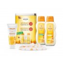 Weleda Měsíčkový kojenecký krém 75 ml + kojenecká koupel 200 ml + kojenecký olej 200 ml + Bavlněná plena s potiskem dárková sada