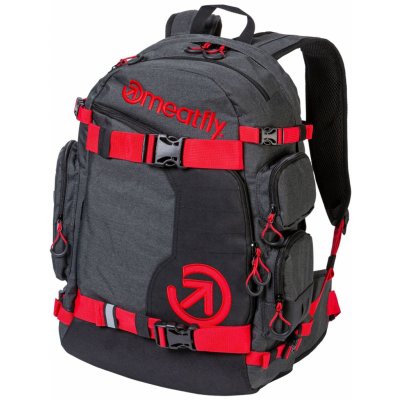 Meatfly Wanderer red/charcoal 28 l