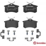 Sada brzdových destiček BREMBO P85020 – Zboží Mobilmania