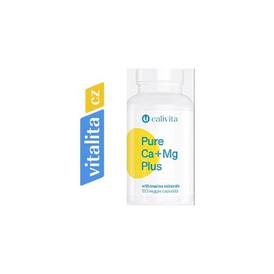 Pure Ca+Mg Plus s mořskými minerály 120 vegetariánských kapslí – Hledejceny.cz