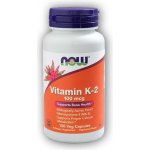 NOW Foods Vitamin K2 jako MK-4 100ug 100 rostlinných kapslí – Hledejceny.cz