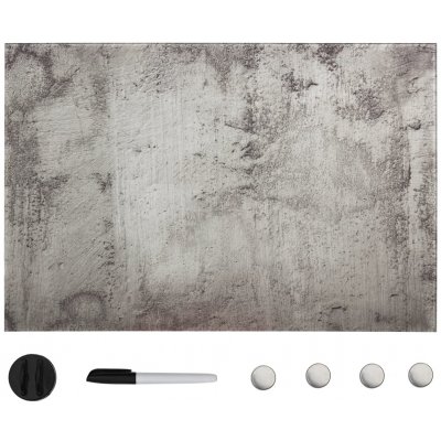 vidaXL Nástěnná magnetická tabule skleněná 50 x 30 cm – Zboží Živě