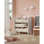 SONGMICS Regál na hračky s 9 boxy – Zboží Mobilmania