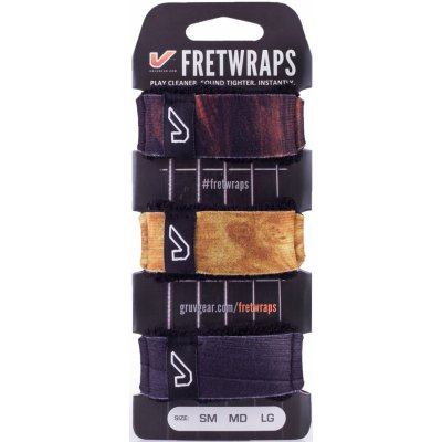 Gruvgear FretWraps Wood 3-Pack Small – Zboží Mobilmania