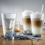 WMF Clever And More skleněné sklenice na latté se lžičkami 6 x 280 ml – Zboží Dáma