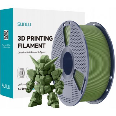 Sunlu PLA+ 2.0 1.75 mm 1 kg Olivově zelená – Zboží Živě
