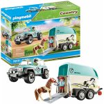 Playmobil 70511 Auto s přívěsem pro poníky – Zboží Mobilmania